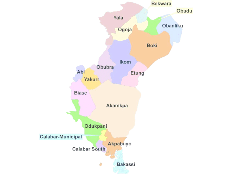 Cross River Local Government Areas Soluap