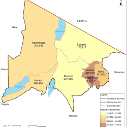 Map-of-Arusha-Tanzania-showing-population-distribution-by-areas