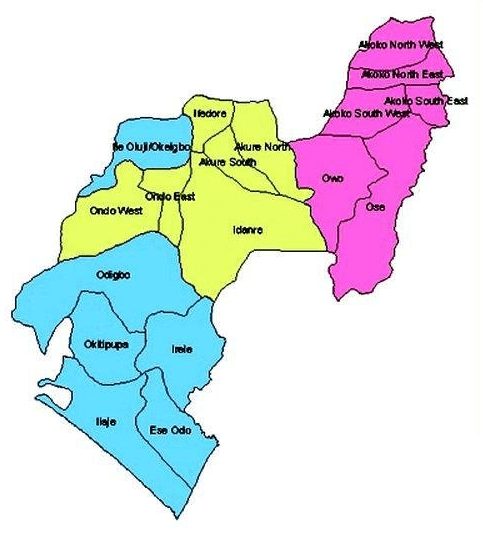 List Of Local Government Areas In Ondo State And Their Headquarters 