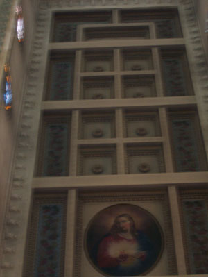 The Sacred Heart Church in Alexandria, Egypt, dedicated to St Francis