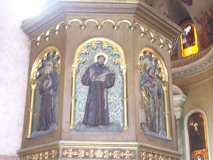 The Sacred Heart Church in Alexandria, Egypt, dedicated to St Francis