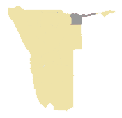 Kavango East Region and Constituencies Map