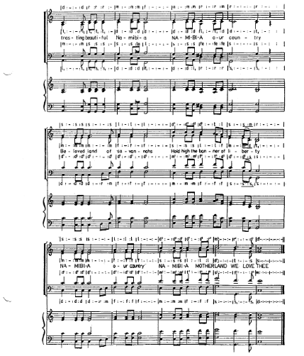 NAMIBIA NATIONAL ANTHEM: NAMIBIA LAND OF THE BRAVE 2