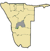 Khomas Region and Constituencies Map