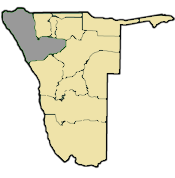 Kunene Region and Constituencies Map