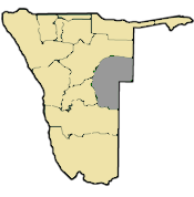 Omaheke Region and Constituencies Map