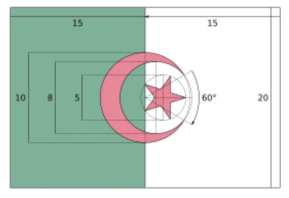 Algerian National Flag: Meanings, Dimensions