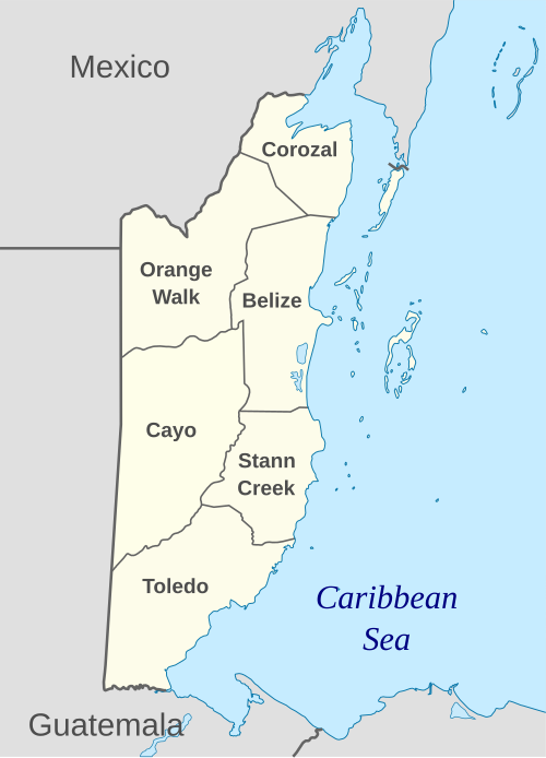 List of Belize Districts and Capitals 