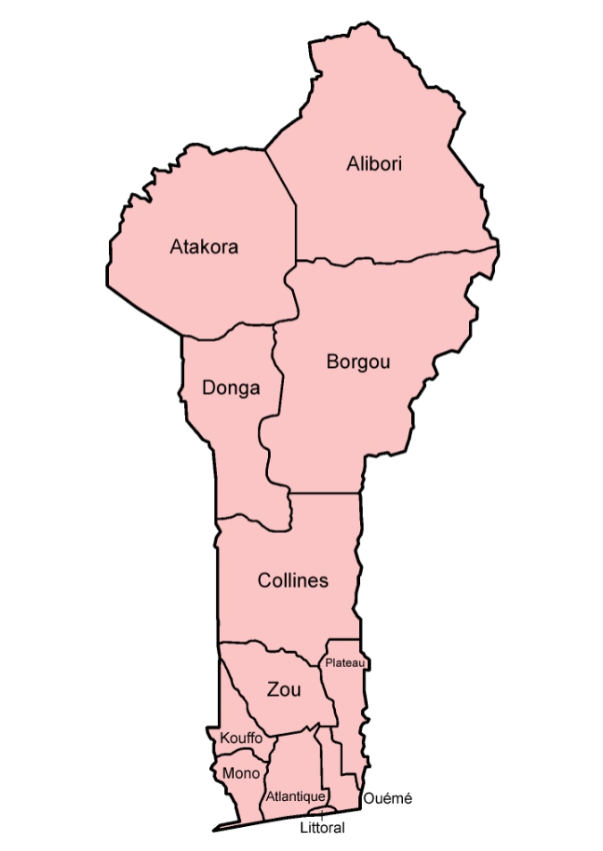 List of Benin Republic's 12 Departments and 77 Communes