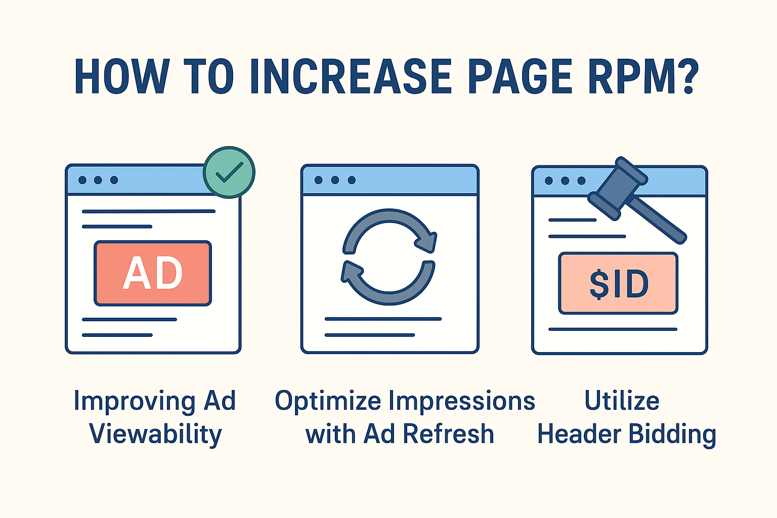 Strategies for increasing page RPM