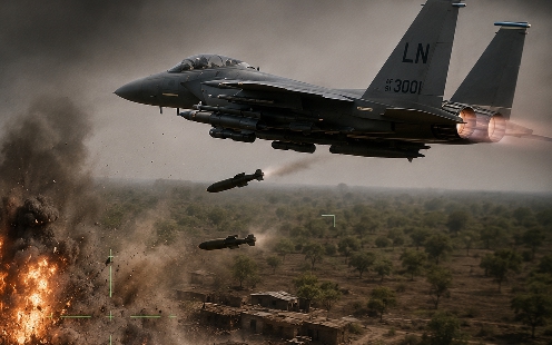 US Intensifies Air Strikes in Borno a Day After the Killing of Nigerian Born ISIS Commander, Abu-Bilal al-Minuki