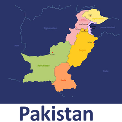 Sindh, Pakistan distribution of population by age groups