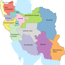 Districts of Iran