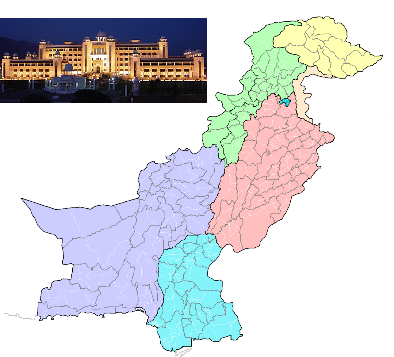 Tehsils in Pakistan by Province